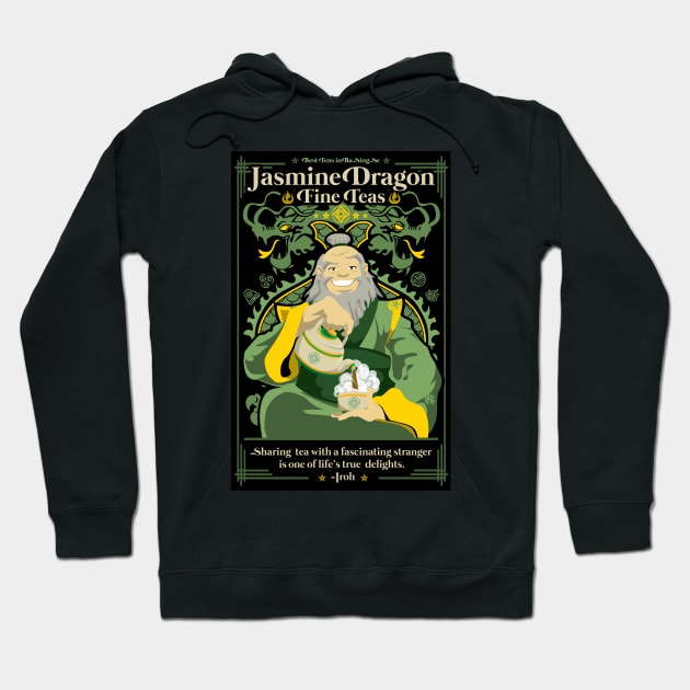 Jasmine Dragon Hoodie by CuddleswithCatsArt